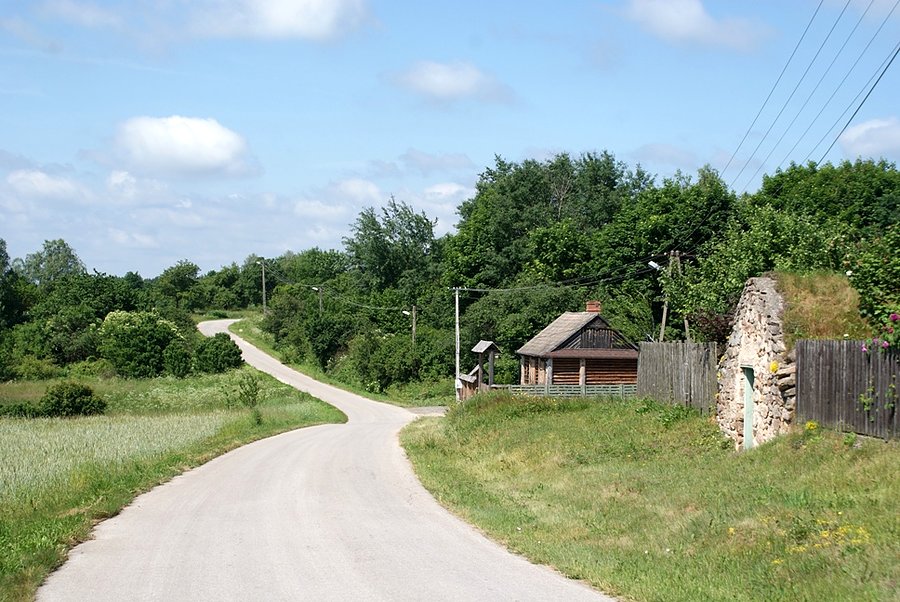 Gdzieś w okolicach wsi Łysów - świętokrzyskie - trasa Green Velo