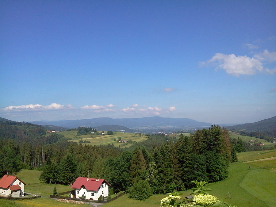 Widoczek z Jaworzynki na Czaechy