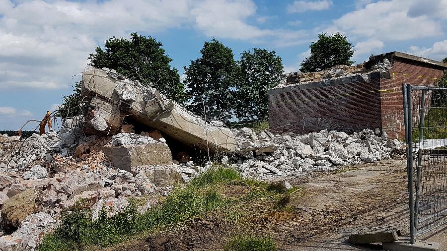Rozbiurka wiaduktu do Warchlina