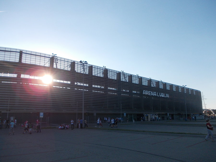 Arena Lublin przed meczem Polska - Szwecja U-21