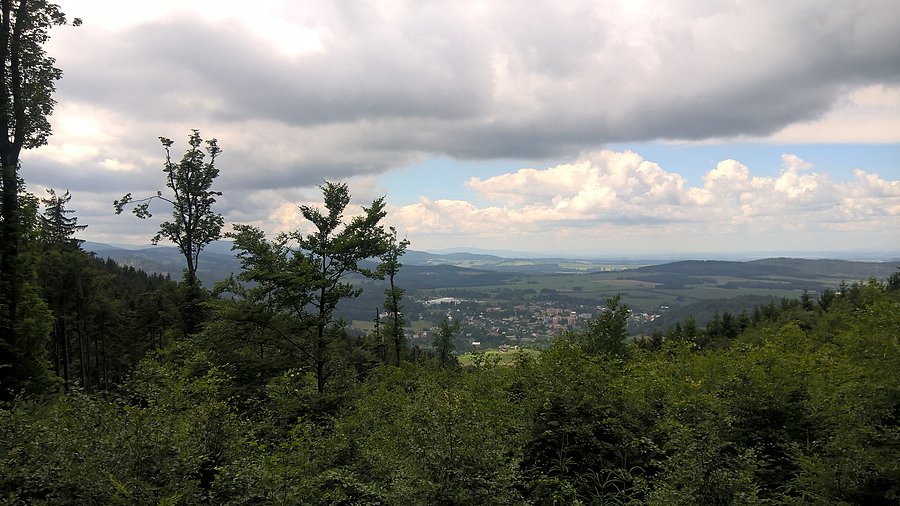Widok na Zlate Hory