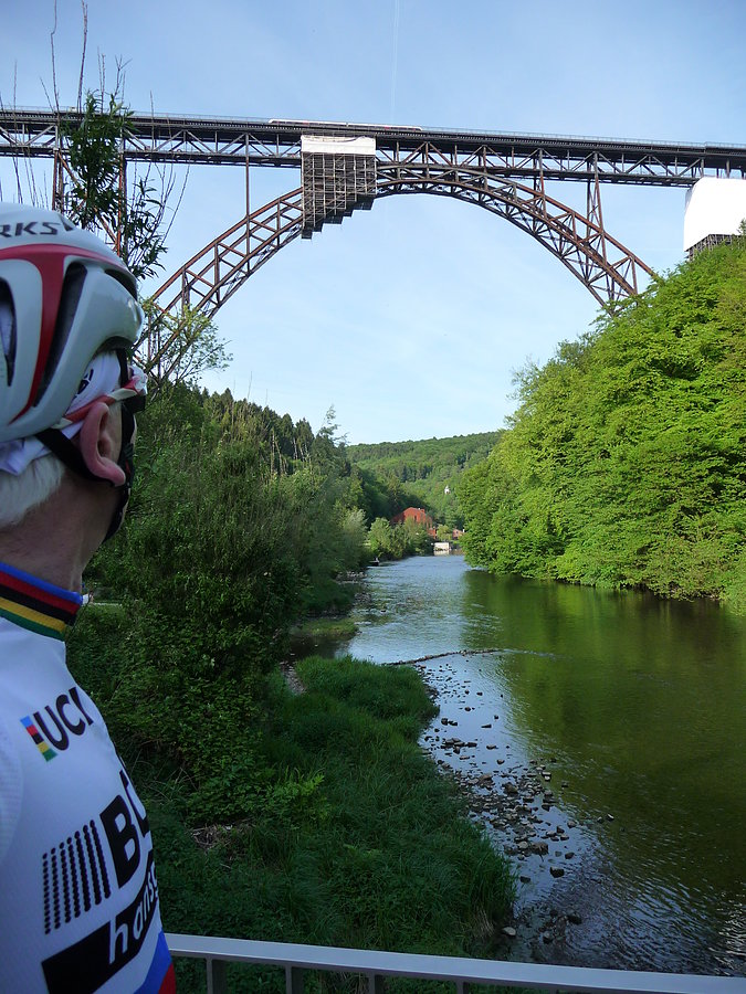 Tor kolarski Doppersberg Solingen - Müngstener Brücke