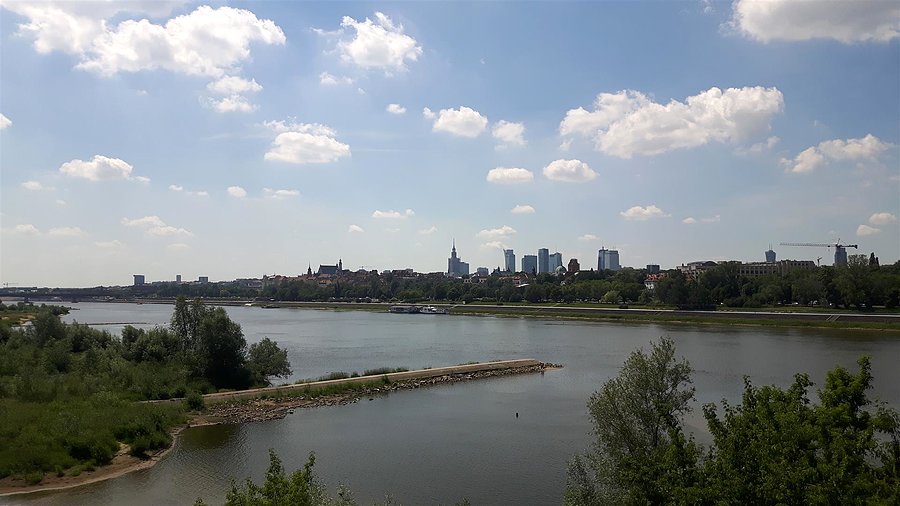 Panorama z Mostu Gdańskiego