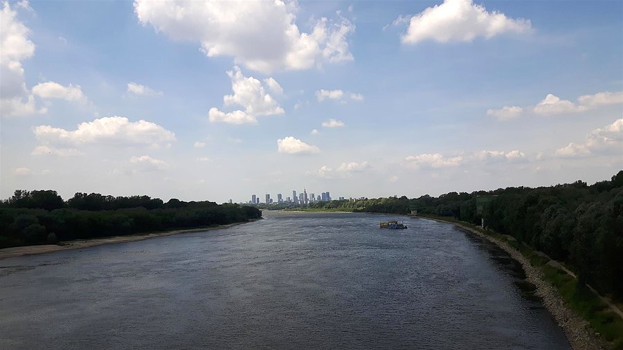 Panorama z Mostu Siekierkowskiego