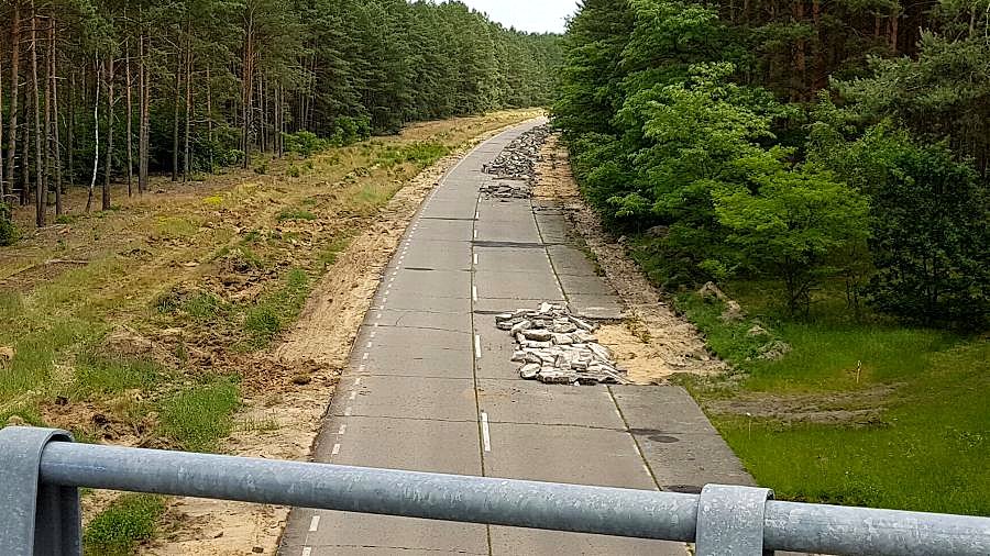"Chociwelka" widok z wiaduktu