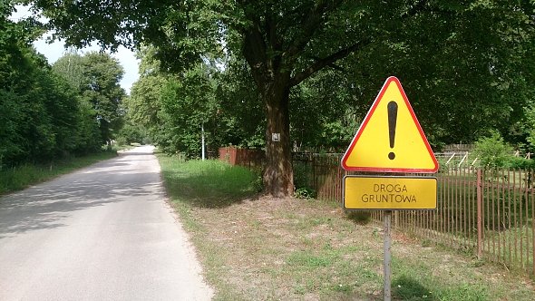 Koniec drogi asfaltowej
