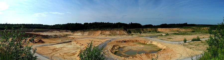 Panorama. Kopalnia piasku