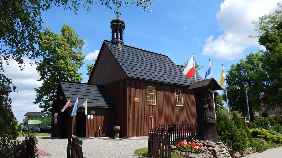Szlak Kościołów Drewnianych - Kościół w Węglewie