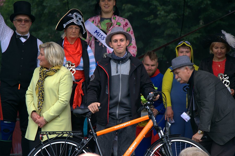 Szczęśliwiec, który wylosował rower