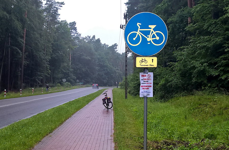 Wczoraj Magda a dzisiaj ja umieszczamy zdjęcie info o szczecińskim maratonie