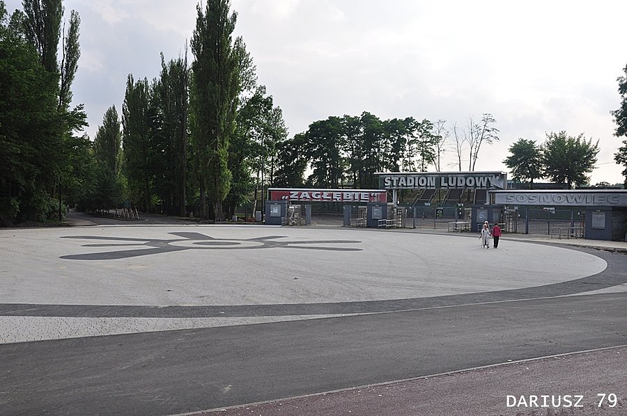 Sosnowiec - Stawiki (Wejście Stadion Zagłebia)
