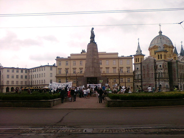 Demonstracja w obronie Puszczy Białowieskiej