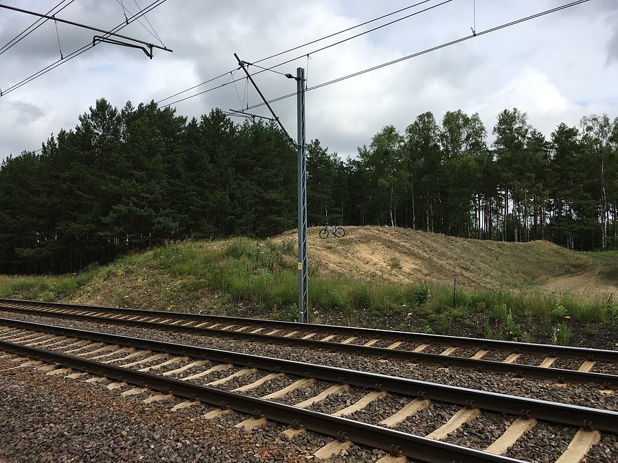 Biały Most przy trasie kolejowej Poznań - Szczecin
