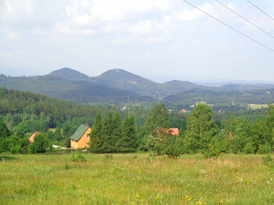 Widok na Sokoliki z Miedzianki