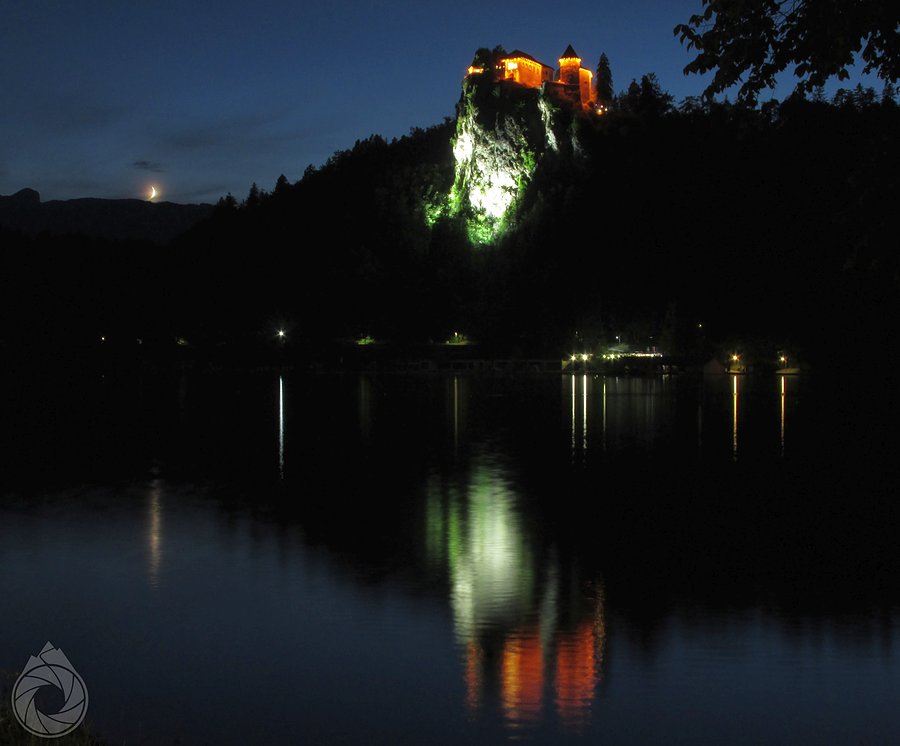 Romantyczny hrad w Bledzie