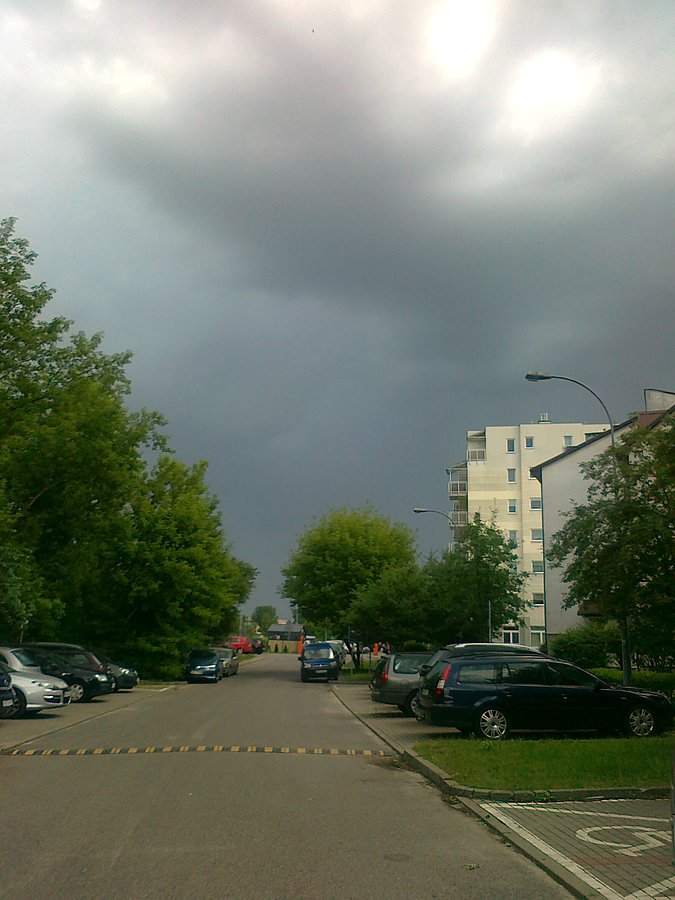 Gorzej wyglądała południowa część nieba