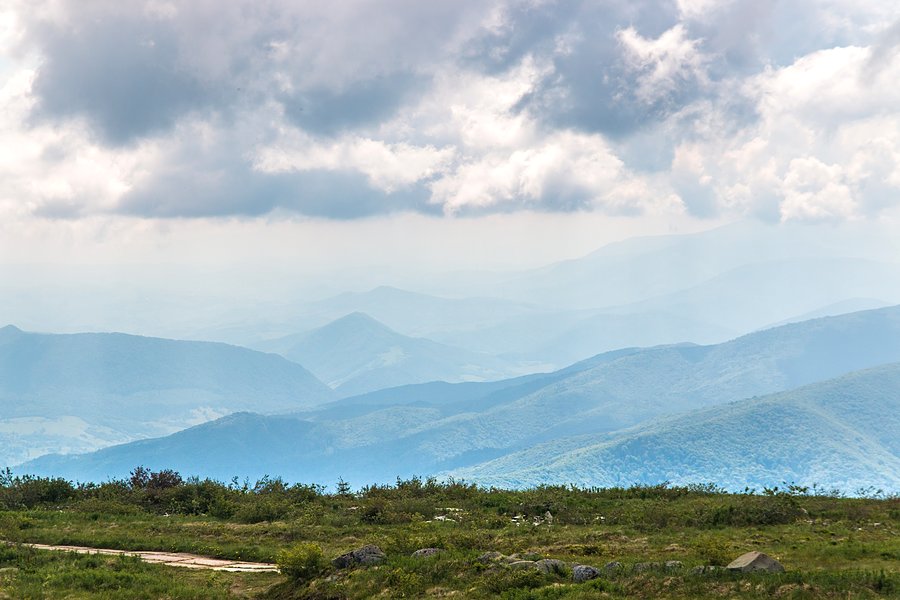 I jeszcze jeden widoczek na Karpaty