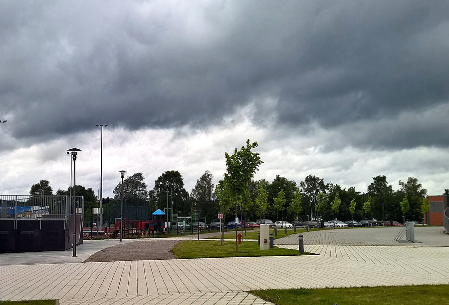 Co prawda aktualnie nie pada ale co wróżą te chmury ?