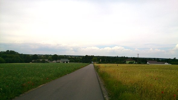 Lokalna droga w Czerniejowie