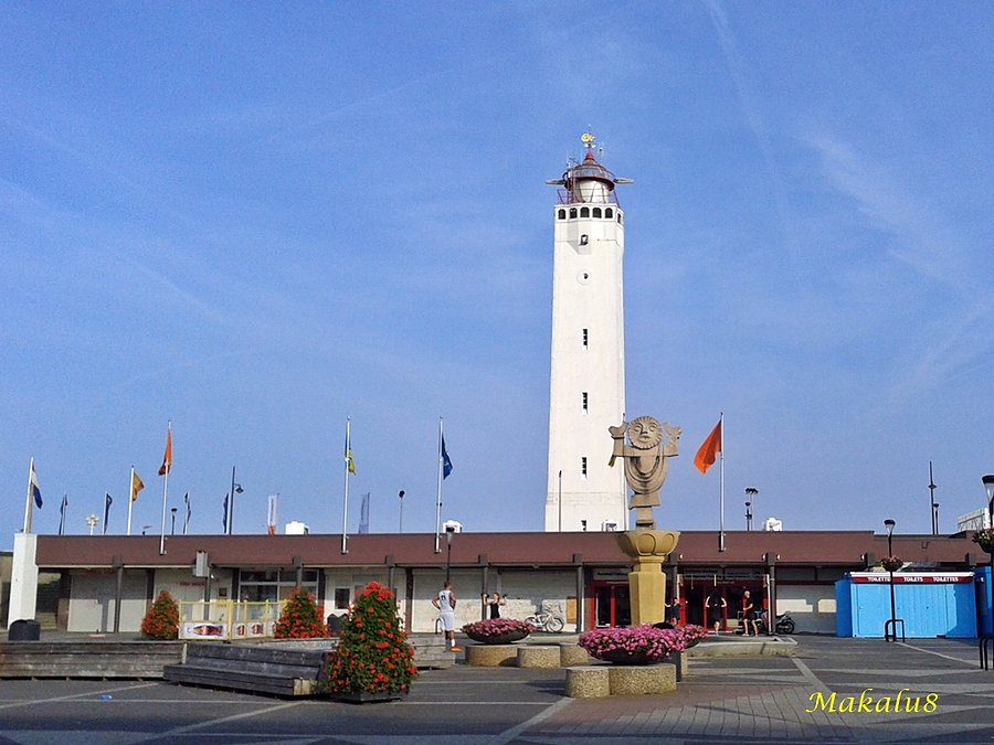 Noordwijk,Holandia,latarnia morska