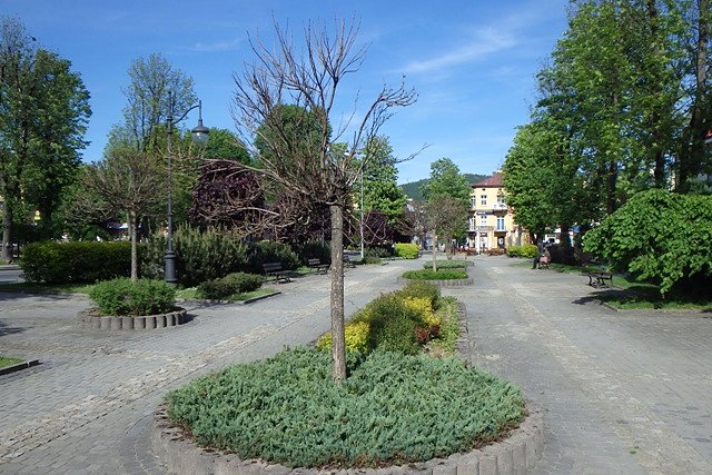 Rynek w Ustrzykach Dolnych
