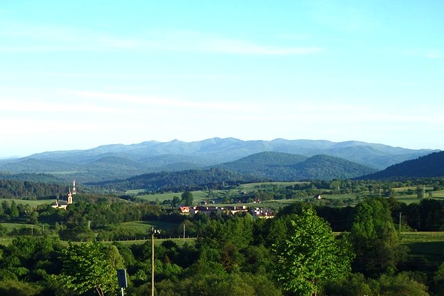 Bieszczady widziane od strony Lutowisk