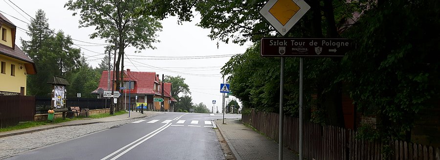 Tour de Ząb. Pochmurno