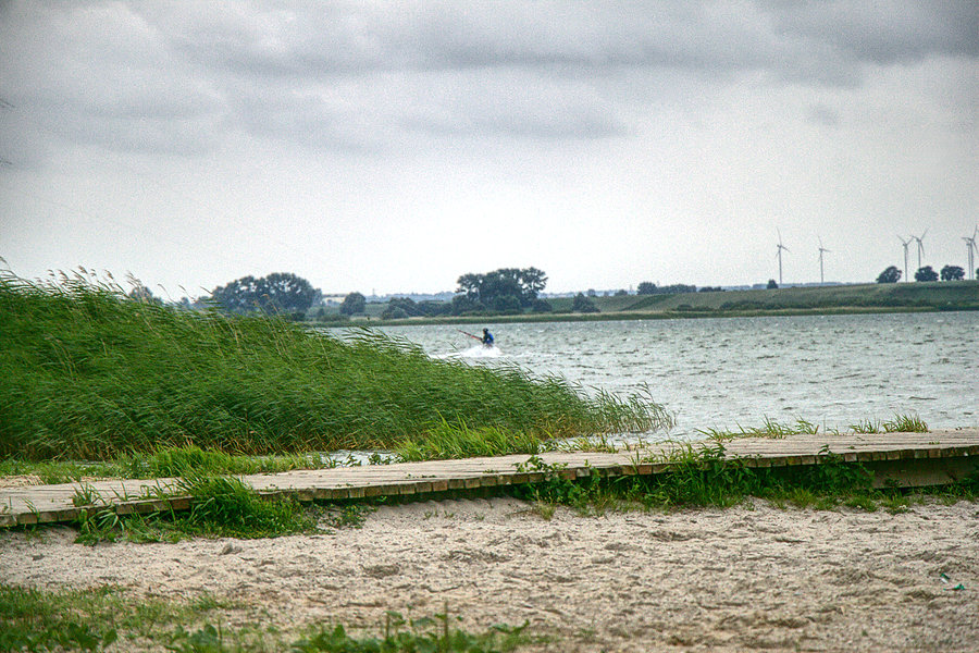 Kitsurferzy w akcji