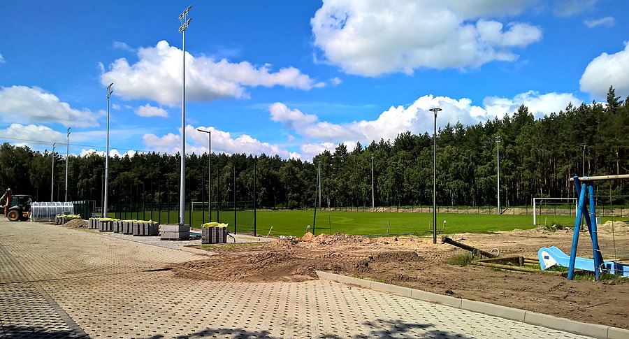 Wołczkowo - trwa budowa boiska piłkarskiego