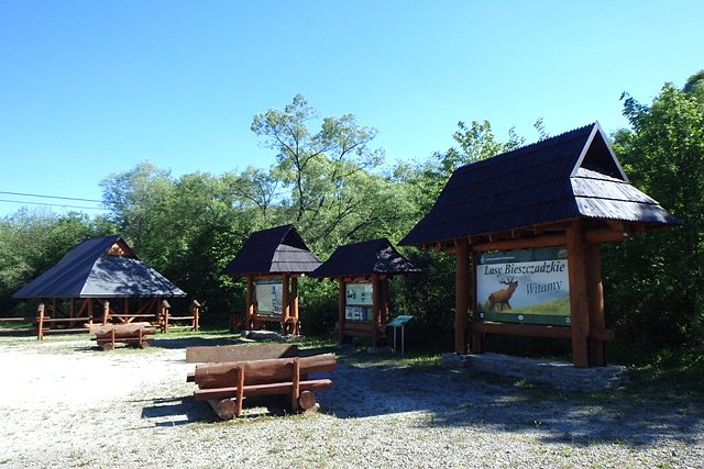 Punkt postojowy i jednocześnie mój "foodpoint" w Sękowcu