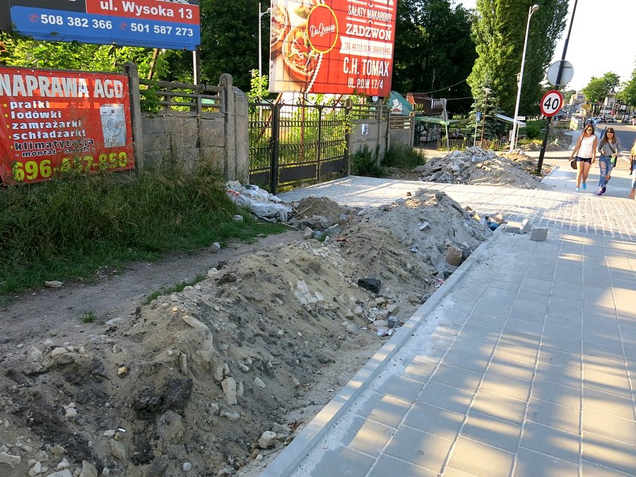 To się nazywa remont wg firmy Skanska - nie mogę na to patrzeć, ale muszę