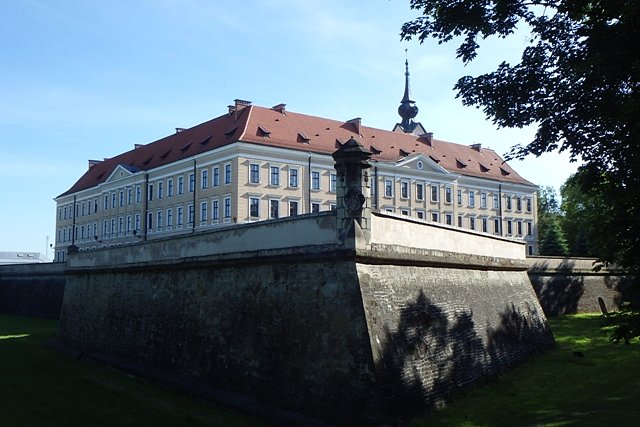 Bastion Świętego Andrzeja i zamek od strony północno-wschodniej