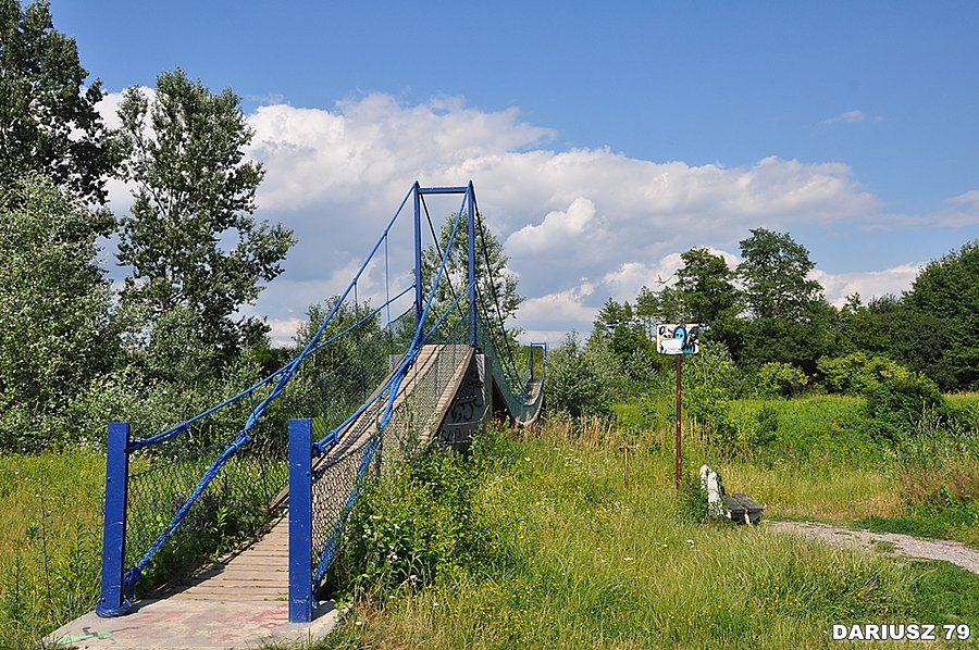 Boguchwała - Kładka nad rzeką wisłok