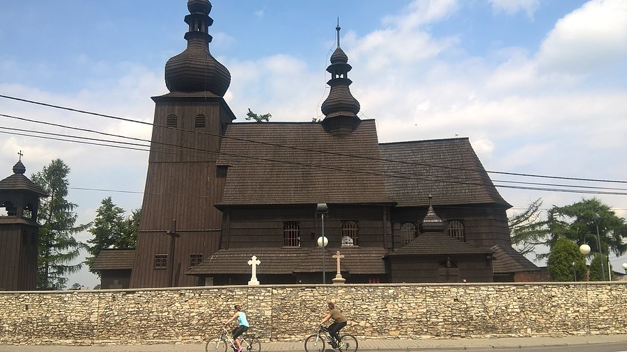 Drewniany kościół przed Mysłowicami