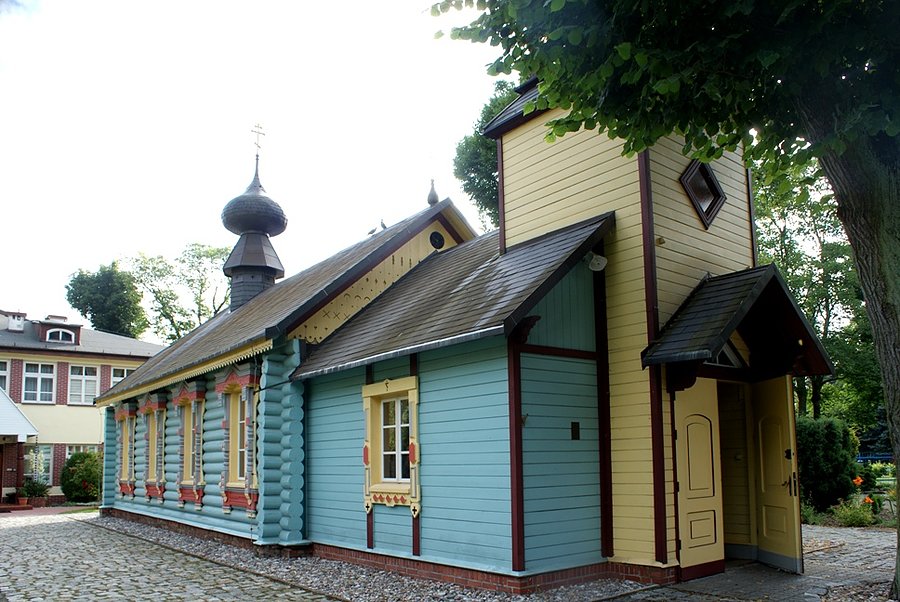 Zaprojektowana w 1894r. w stylu zauralskim - Ciechocinek