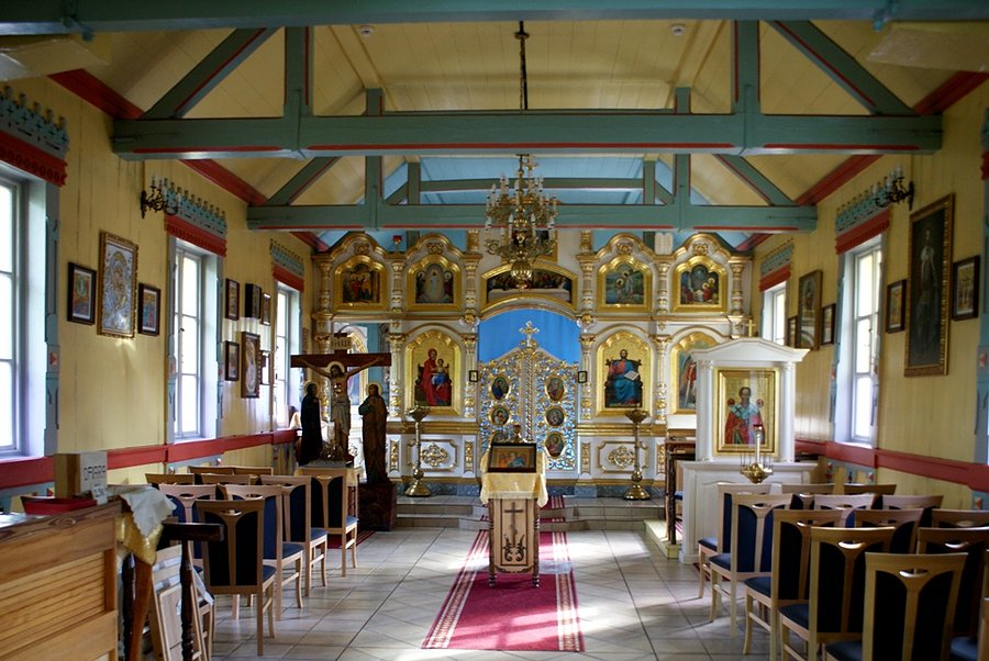 Wnętrze cerkwi - Ciechocinek