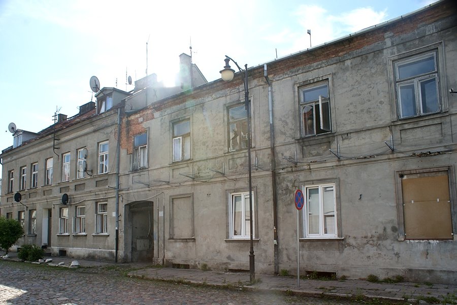 Ul. Łęgska - centrum miasta Włocławka - strach się bać, naprawdę było niemiło