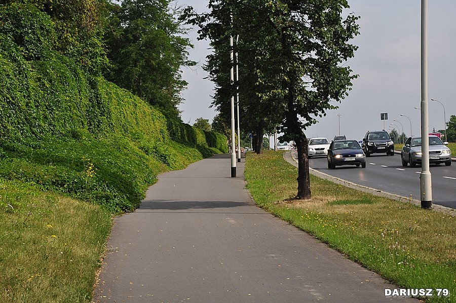 Rzeszów - Droga rowerowa wzdłuż ulicy 97