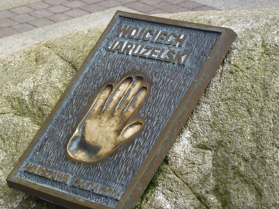 Aleja Prezydencka - Odcisk Jaruzelskiego