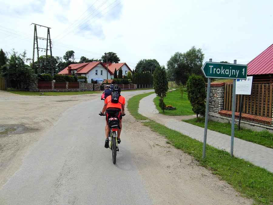 Rowerzyści w trasie-Warmia