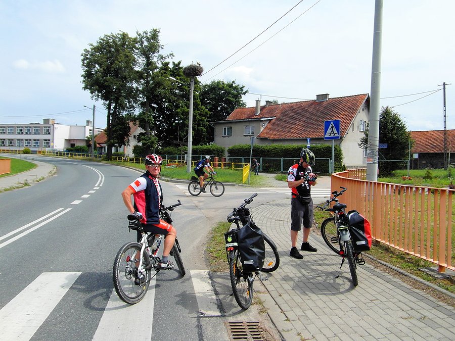Rowerzyści w trasie-Warmia