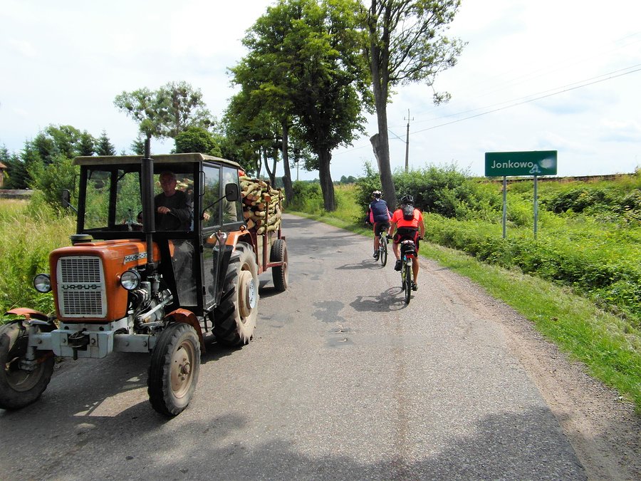 Rowerzyści w trasie-Warmia