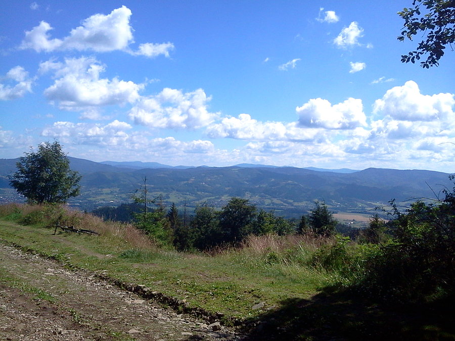 Widoczki na zjeździe