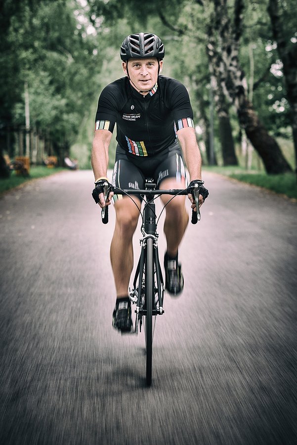 Rowerowa sesja fotograficzna w Alei Brzozowej I