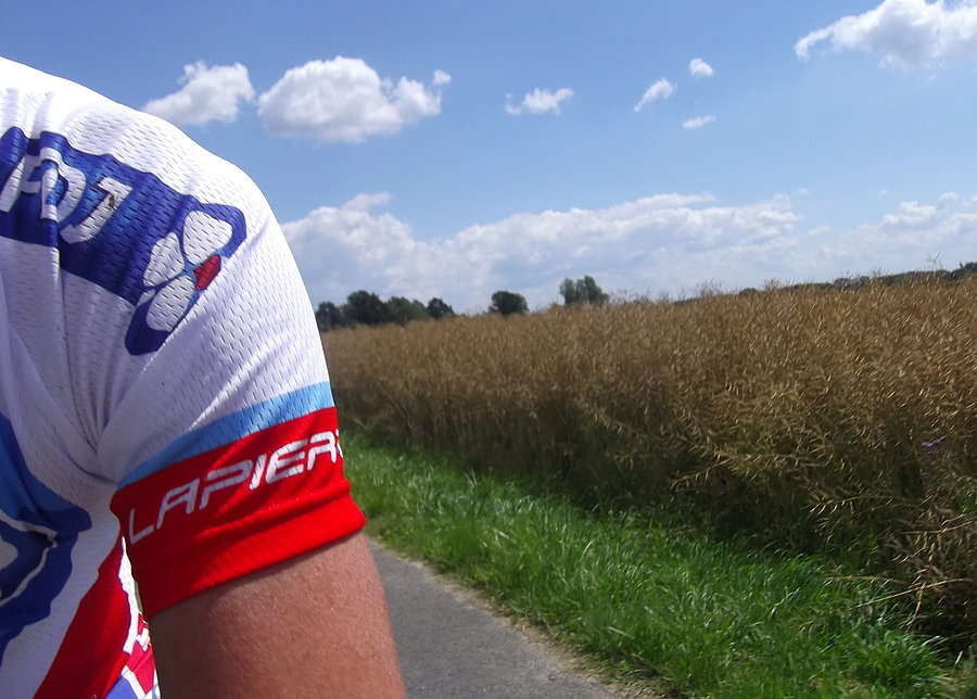 Gdzieś na ścieżce rowerowej w okolicy Darkovic