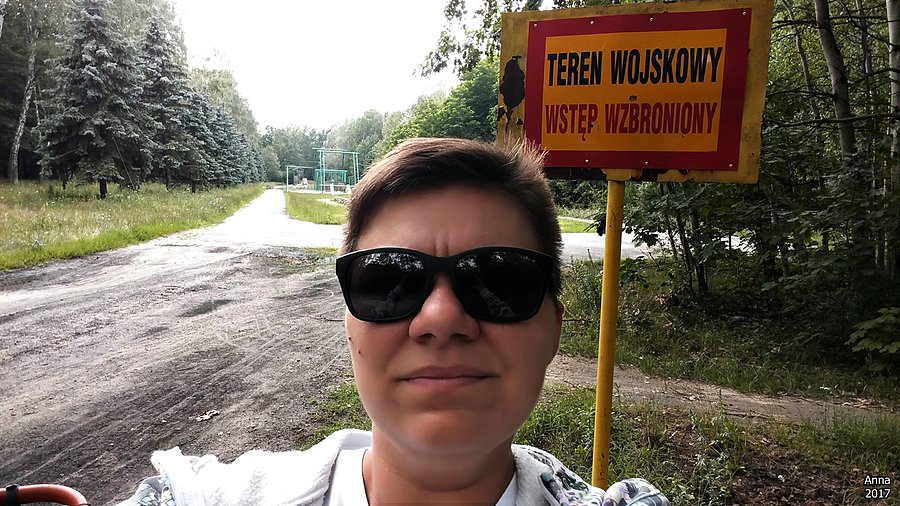 Czyli ja wejść nie mogłam, ale Tymek wjechać mógł :