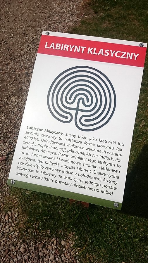 Mapka labiryntu na rozgrzewkę