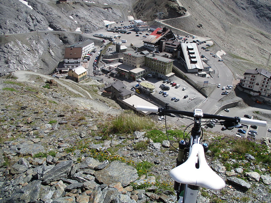 Jeszcze jedno spojrzenie na Stelvio z góry