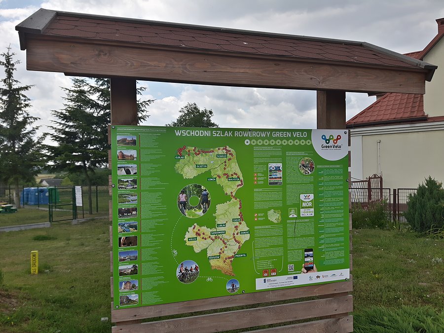 Tablica informacyjna Green Velo