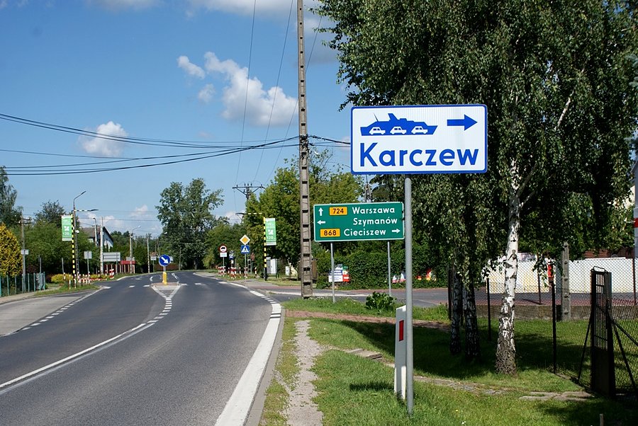 W kierunku Karczewia przez Cieciszew